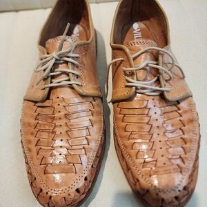 Men's Tan Leather Dress Shoes